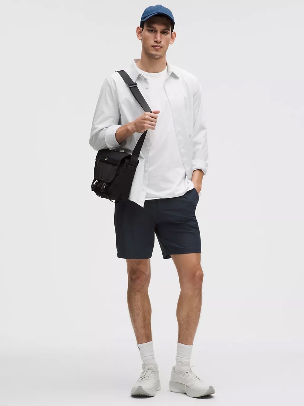 Lululemon ABC Classic-Fit 7" True Navy Warpstreme Short